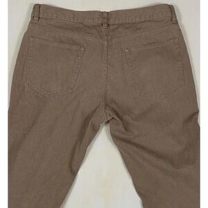 Club Monaco Mens Brown Jeans 32x31 Slim Straight Stretch‎ Pants Khaki Tag 33x34